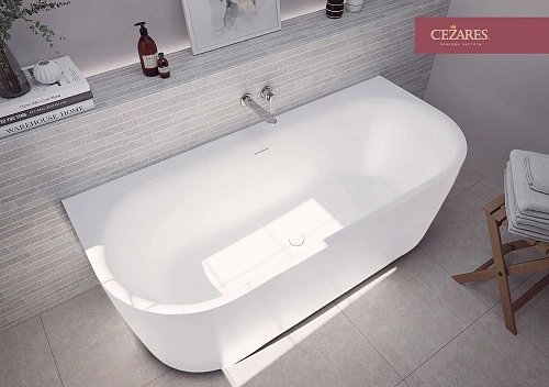 Акриловая ванна CEZARES METAURO-INT-Wall-180-80-60 1800x800 белый Акриловая ванна CEZARES METAURO-INT-Wall-180-80-60 1800x800 белый