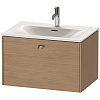 Картинка анонса товара «тумба под раковину duravit brioso br421101052 подвесная 72 см европейский дуб»