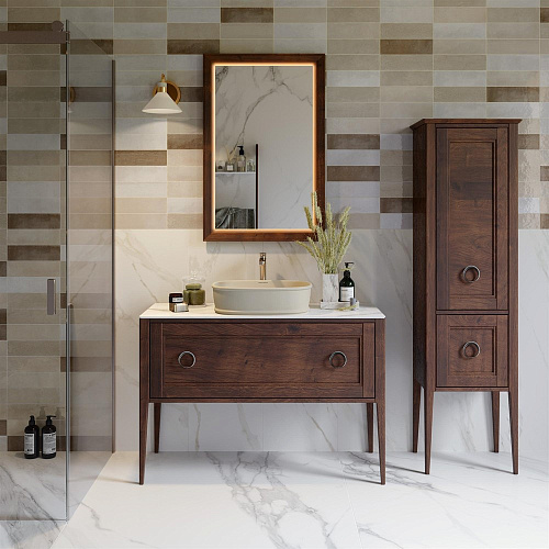 Тумба под раковину Kerama Marazzi PLAZA Classic Neo напольная с ящиками 120, орех PL.CN.120.1+1\NUT. PL.CN.120.1+1\NUT.M Тумба под раковину Kerama Marazzi PLAZA Classic Neo напольная с ящиками 120, орех PL.CN.120.1+1\NUT. PL.CN.120.1+1\NUT.M