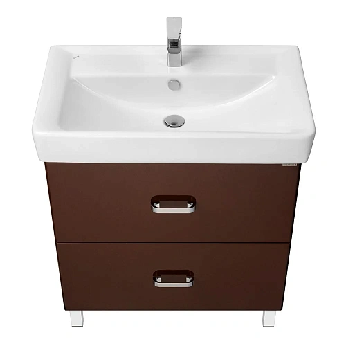 Тумба под раковину Aquaton Америна 80 Н темно-коричневая 1A169401AM430 Тумба под раковину Aquaton Америна 80 Н темно-коричневая 1A169401AM430