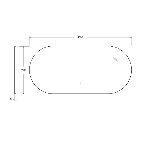 Зеркало CEZARES VAGUE с подсветкой и датчиком движения CZR-SPC-VAGUE-1500-700-MOV 1500x700x30 Зеркало CEZARES VAGUE с подсветкой и датчиком движения CZR-SPC-VAGUE-1500-700-MOV 1500x700x30