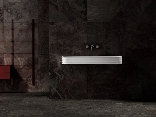 Раковина ABBER Stein AS2651-1.0 подвесная, белая матовая Раковина ABBER Stein AS2651-1.0 подвесная, белая матовая