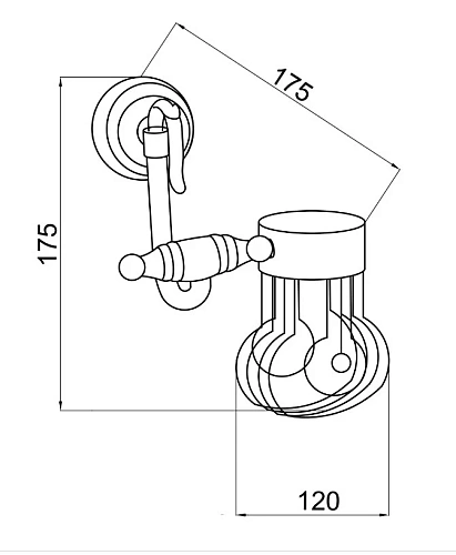 Держатель для дезодоранта Boheme Medici 10620 Держатель для дезодоранта Boheme Medici 10620