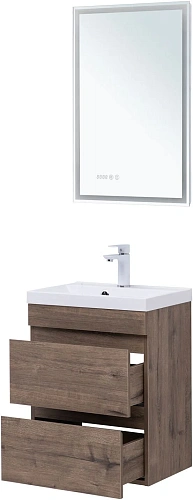 Тумба под раковину Aquanet Нота New 50 дуб веллингтон табак 00334190 подвесная Тумба под раковину Aquanet Нота New 50 дуб веллингтон табак 00334190 подвесная