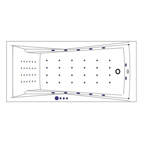 Акриловая ванна WHITECROSS Palace 170x75 "NANO" золото гидромассажная 0104.170075.100.NANO.GL Акриловая ванна WHITECROSS Palace 170x75 "NANO" золото гидромассажная 0104.170075.100.NANO.GL