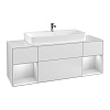 Картинка анонса товара «тумба под раковину villeroy &amp; boch finion 160 см, с подсветкой g211mtmt»