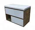 Тумба с раковиной Эстет Monaco Wood ФР-00010673 900х480 подвесная 2 ящика Тумба с раковиной Эстет Monaco Wood ФР-00010673 900х480 подвесная 2 ящика