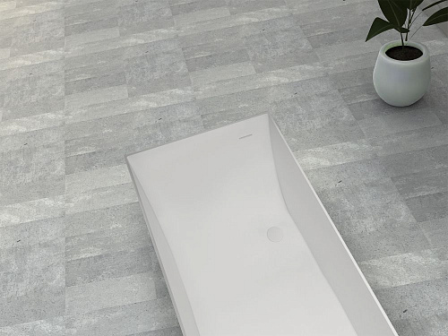 Ванна отдельностоящая ABBER AS9640-1.7 170x72 универсальная, белая матовая, искусственный камень Ванна отдельностоящая ABBER AS9640-1.7 170x72 универсальная, белая матовая, искусственный камень