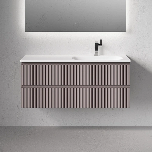 Тумба под раковину SANCOS Snob SNR120RSM R правая 1195х445х500 Doha Soft подвесная Тумба под раковину SANCOS Snob SNR120RSM R правая 1195х445х500 Doha Soft подвесная