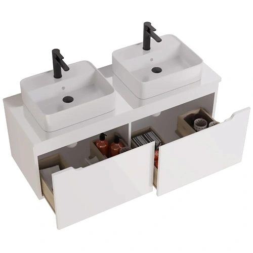 Тумба под раковину DREJA W, 125 см, подвесная, для а Гармония 125 см или стеклянной столешницы W, 99.9400 Тумба под раковину DREJA W, 125 см, подвесная, для а Гармония 125 см или стеклянной столешницы W, 99.9400