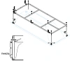 Каркас для ванны CEZARES PLANE-180-90-MF-F