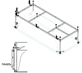 Каркас для ванны CEZARES PLANE-180-90-MF-F Каркас для ванны CEZARES PLANE-180-90-MF-F