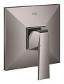 Смеситель для душа Allure Brilliant, квадратная розетка, темный графит глянец (24071A00) внешняя час Смеситель для душа Allure Brilliant, квадратная розетка, темный графит глянец (24071A00) внешняя час