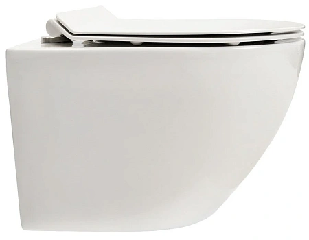 Унитаз подвесной Teso azaro Secretum TAU001 безободковый, цвет белый, сиденье soft-close ультратонк Унитаз подвесной Teso azaro Secretum TAU001 безободковый, цвет белый, сиденье soft-close ультратонк