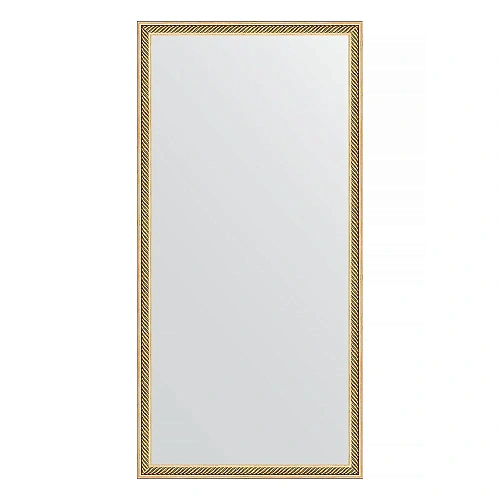 Зеркало в багетной раме Evoform Definite BY 0692 48 x 98 см, витое золото Зеркало в багетной раме Evoform Definite BY 0692 48 x 98 см, витое золото