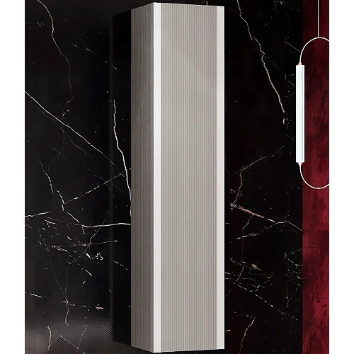 Шкаф-пенал Opadiris Рубинно, универсальный, Серый глянцевый 00-00006370 Шкаф-пенал Opadiris Рубинно, универсальный, Серый глянцевый 00-00006370