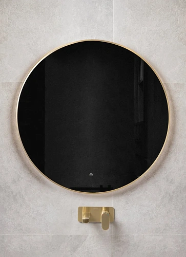 Зеркало Boheme 545-120-B металлическая рама, подсветка, сенсор, антизапотевание, D120cm Зеркало Boheme 545-120-B металлическая рама, подсветка, сенсор, антизапотевание, D120cm