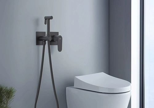 Гигиенический душ Aquatek ОБЕРОН AQ1220MB Черный матовый, встраиваемый Гигиенический душ Aquatek ОБЕРОН AQ1220MB Черный матовый, встраиваемый