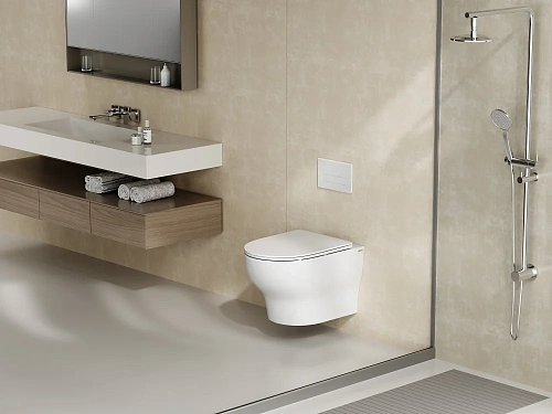 Унитаз подвесной ABBER Bequem AC1128 белый, безободковый, смыв торнадо Унитаз подвесной ABBER Bequem AC1128 белый, безободковый, смыв торнадо