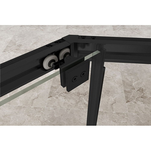 Душевой уголок Aquanet Bright 90x90 AE90-P-90x90-BT черный Душевой уголок Aquanet Bright 90x90 AE90-P-90x90-BT черный