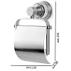 Держатель туалетной бумаги Boheme AURA Chrome 10241-CR Держатель туалетной бумаги Boheme AURA Chrome 10241-CR