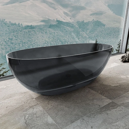 Ванна отдельностоящая Vincea VBT-6T01B, 1700x750x550, цвет черный Ванна отдельностоящая Vincea VBT-6T01B, 1700x750x550, цвет черный