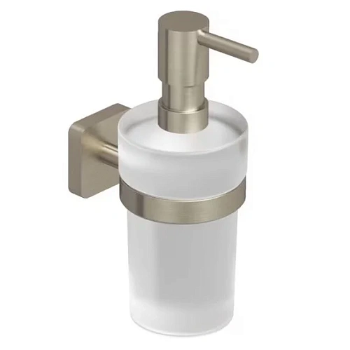 Дозатор жидкого мыла Kludi VELA S 25976N5 брашированный никель Дозатор жидкого мыла Kludi VELA S 25976N5 брашированный никель