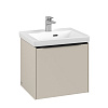 Картинка анонса товара «тумба под раковину villeroy &amp; boch subway 3.0 cashmere grey / cashmere grey c58001vn»