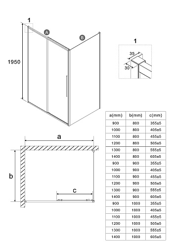 Душевой уголок Niagara Nova NG-44-11ASG-A90SG-34 (110х90х195) прямоугольник, раздвижная, золото сатин, стекло прозрачное Душевой уголок Niagara Nova NG-44-11ASG-A90SG-34 (110х90х195) прямоугольник, раздвижная, золото сатин, стекло прозрачное