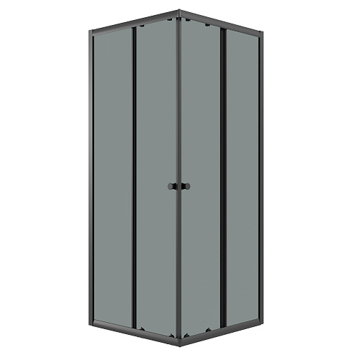 Душевой уголок Niagara Eco NG-1008-14QT (80x80x190) квадратная, раздвиж, профиль черный, стекло тонированное (4мм) Душевой уголок Niagara Eco NG-1008-14QT (80x80x190) квадратная, раздвиж, профиль черный, стекло тонированное (4мм)