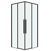 Картинка анонса товара «душевой уголок grossman galaxy 300.k33.01.8080.42.00 (80x80x195) квадрат,раздвиж,графит сатин,стекло прозрачн»