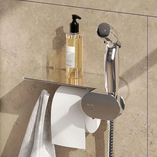 Унитаз напольный AM.PM Spirit V2.0 CK70C1804W с гигиеническим душем с сиденьем Унитаз напольный AM.PM Spirit V2.0 CK70C1804W с гигиеническим душем с сиденьем