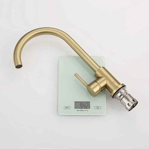 Смеситель для кухни Splenka S201.40.03, золотой сатин Смеситель для кухни Splenka S201.40.03, золотой сатин