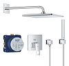 Картинка анонса товара «душевая система grohe eurocube rainshower mono 310 cube, хром (25238000) встраиваемая»