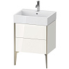 Картинка анонса товара «тумба под раковину duravit xviu xv45340b122 напольная 58 см белая глянцевый»