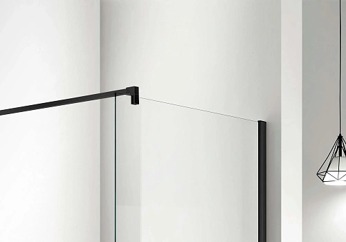 Душевая перегородка Aquatek AQ WIW 14020BL 1400x2000 профиль черный, стекло прозрачное Душевая перегородка Aquatek AQ WIW 14020BL 1400x2000 профиль черный, стекло прозрачное