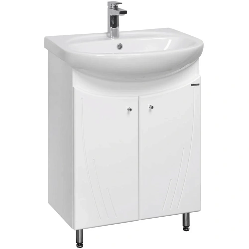 Тумба с раковиной Aquaton Минима Н 65 (1A1042K0MN010) белая Тумба с раковиной Aquaton Минима Н 65 (1A1042K0MN010) белая