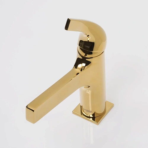 Смеситель для раковины WasserKRAFT Sauer 7103 золото Смеситель для раковины WasserKRAFT Sauer 7103 золото