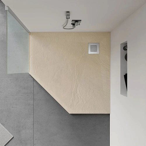 Душевой поддон Vincea VST-4SP9090C, 900x900x25, бежевый Душевой поддон Vincea VST-4SP9090C, 900x900x25, бежевый