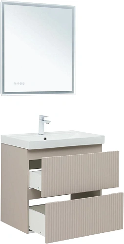 Тумба под раковину Aquanet Джейн Flat 70 00343976 бежевый Тумба под раковину Aquanet Джейн Flat 70 00343976 бежевый