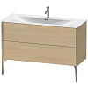 Картинка анонса товара «тумба под раковину duravit xviu xv43040b171 напольная 121 см средиземноморский дуб»