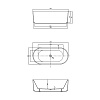 Акриловая ванна Vincea VBT-426-1700 1700x800x580 акриловая, цвет белый, слив-перелив в комплекте, хр Акриловая ванна Vincea VBT-426-1700 1700x800x580 акриловая, цвет белый, слив-перелив в комплекте, хр