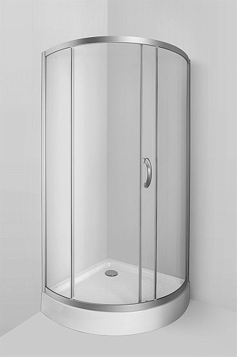 Душевой уголок AM.PM Bliss L W53G-315-090MT64 90x90 профиль матовый хром, стекло Душевой уголок AM.PM Bliss L W53G-315-090MT64 90x90 профиль матовый хром, стекло