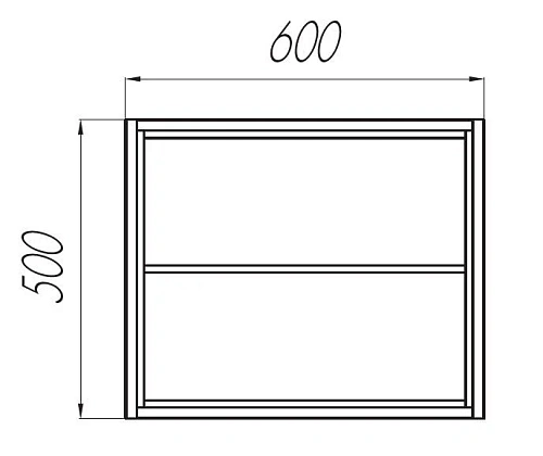 Модуль для раковины Aquaton Брук 60 открытый дуб ферр 1A201301BCDF0 Модуль для раковины Aquaton Брук 60 открытый дуб ферр 1A201301BCDF0