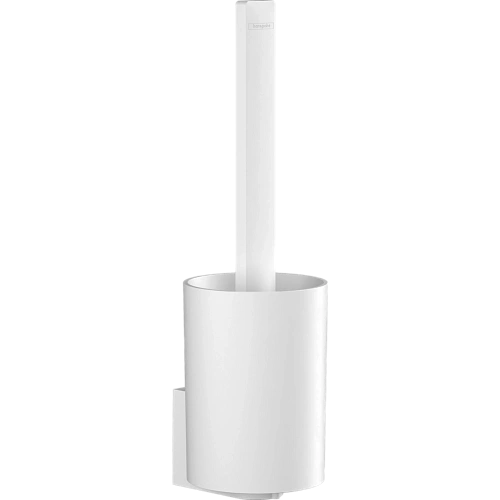 Ершик для унитаза Hansgrohe WallStoris с держателем 27927700, матовый белый Ершик для унитаза Hansgrohe WallStoris с держателем 27927700, матовый белый