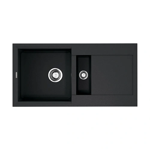 Кухонная мойка Omoikiri Sakaime 86-2-BL Tetogranit/черный 4993117 Кухонная мойка Omoikiri Sakaime 86-2-BL Tetogranit/черный 4993117