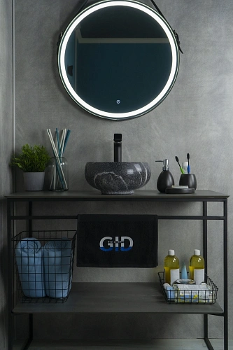 Раковина Gid Mnc480 54432 накладная под камень глянцевая 32x32x15.5 Раковина Gid Mnc480 54432 накладная под камень глянцевая 32x32x15.5