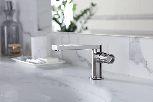 Смеситель для раковины Jacob Delafon Composed E73050-CP с донным клапаном Смеситель для раковины Jacob Delafon Composed E73050-CP с донным клапаном