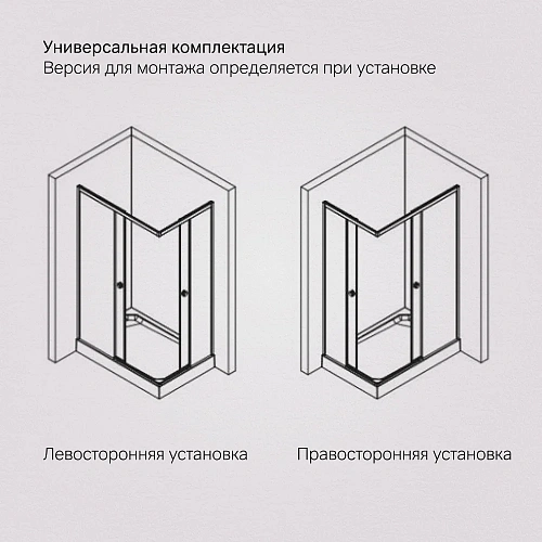 Душевой уголок AM.PM X-Joy W94G-403-120280-BT1K раздвижные двери 120x80 профиль черный матовый, стекло прозрачное Душевой уголок AM.PM X-Joy W94G-403-120280-BT1K раздвижные двери 120x80 профиль черный матовый, стекло прозрачное