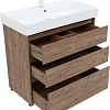 Тумба под раковину Aquanet Nova Lite 85 дуб рустикальный (3 ящика) 00302477 Тумба под раковину Aquanet Nova Lite 85 дуб рустикальный (3 ящика) 00302477